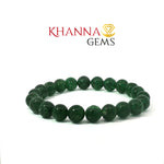 Load image into Gallery viewer, Natural Aventurine Quartz Bracelet (Dark Green)