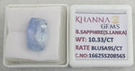 Load image into Gallery viewer, 10.33/CT Natural Blue Sapphire with Govt Lab Certificate-16625S208565
