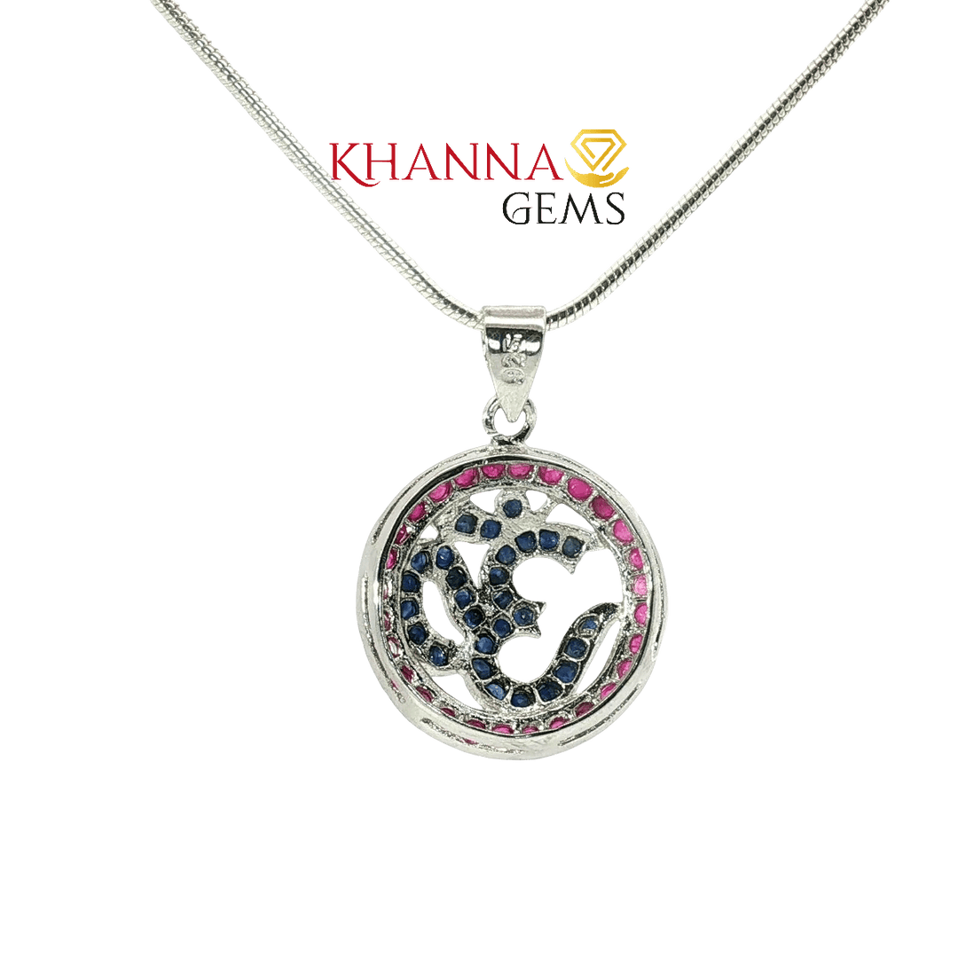4.50/GM Blue Sapphire Pendent - N0010