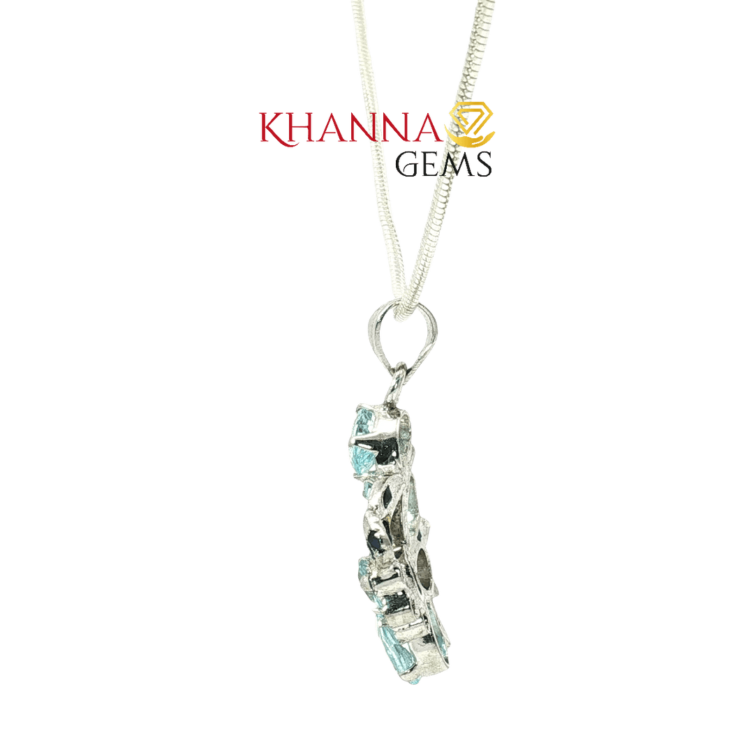 4.70/GM Blue Topaz Pendent - N0023