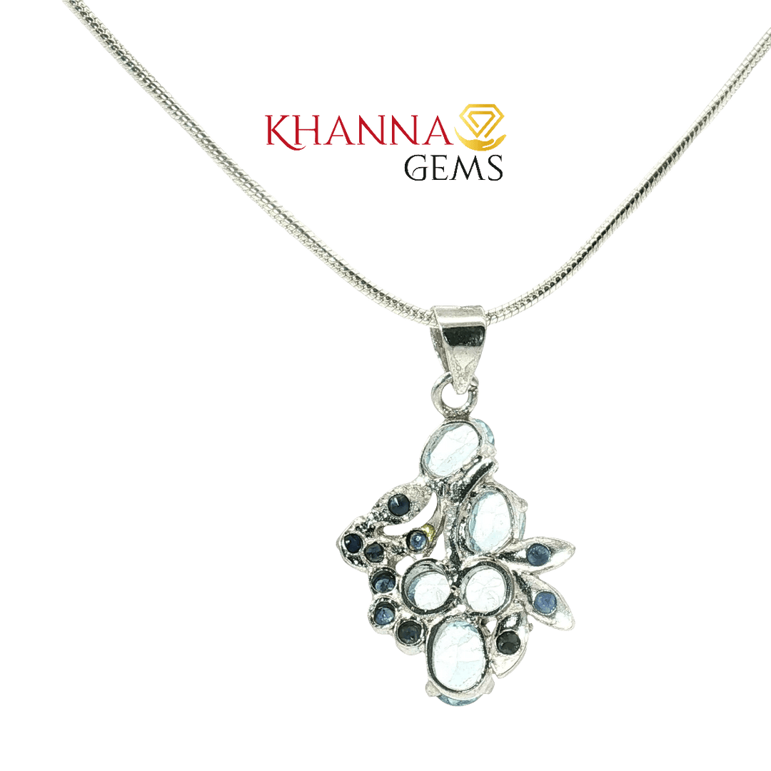 4.70/GM Blue Topaz Pendent - N0023