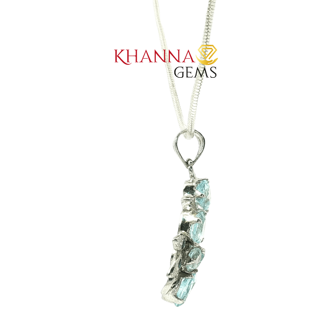 4.70/GM Blue Topaz Pendent - N0023