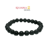 Load image into Gallery viewer, Natural Black Hakik (Black Agate) 8MM Round Gemstone Beads - NOO6003