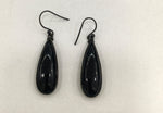 Load image into Gallery viewer, 9.30/GM BLACK STAR SILVER EAR RINGS (525.00)
