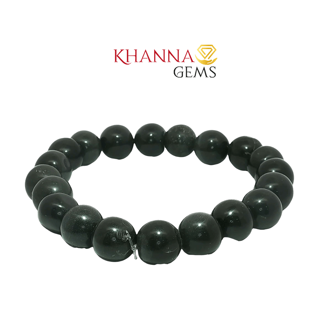Premium Black Tiger Eye 10.11MM Round Gemstone Beads -  NOO6004