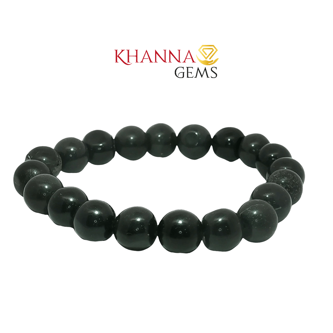 Premium Black Tiger Eye 10.11MM Round Gemstone Beads -  NOO6004