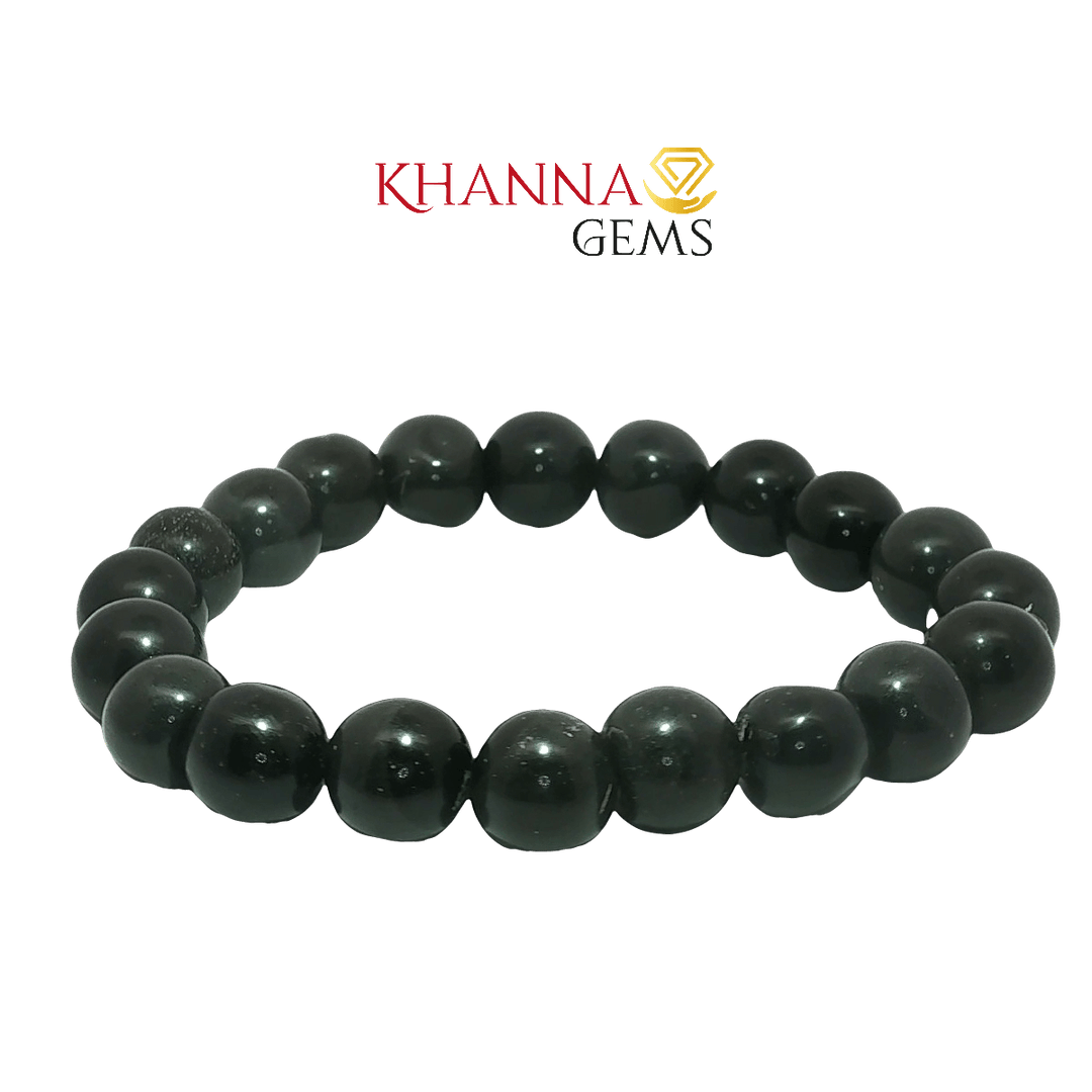 Premium Black Tiger Eye 10.11MM Round Gemstone Beads -  NOO6004