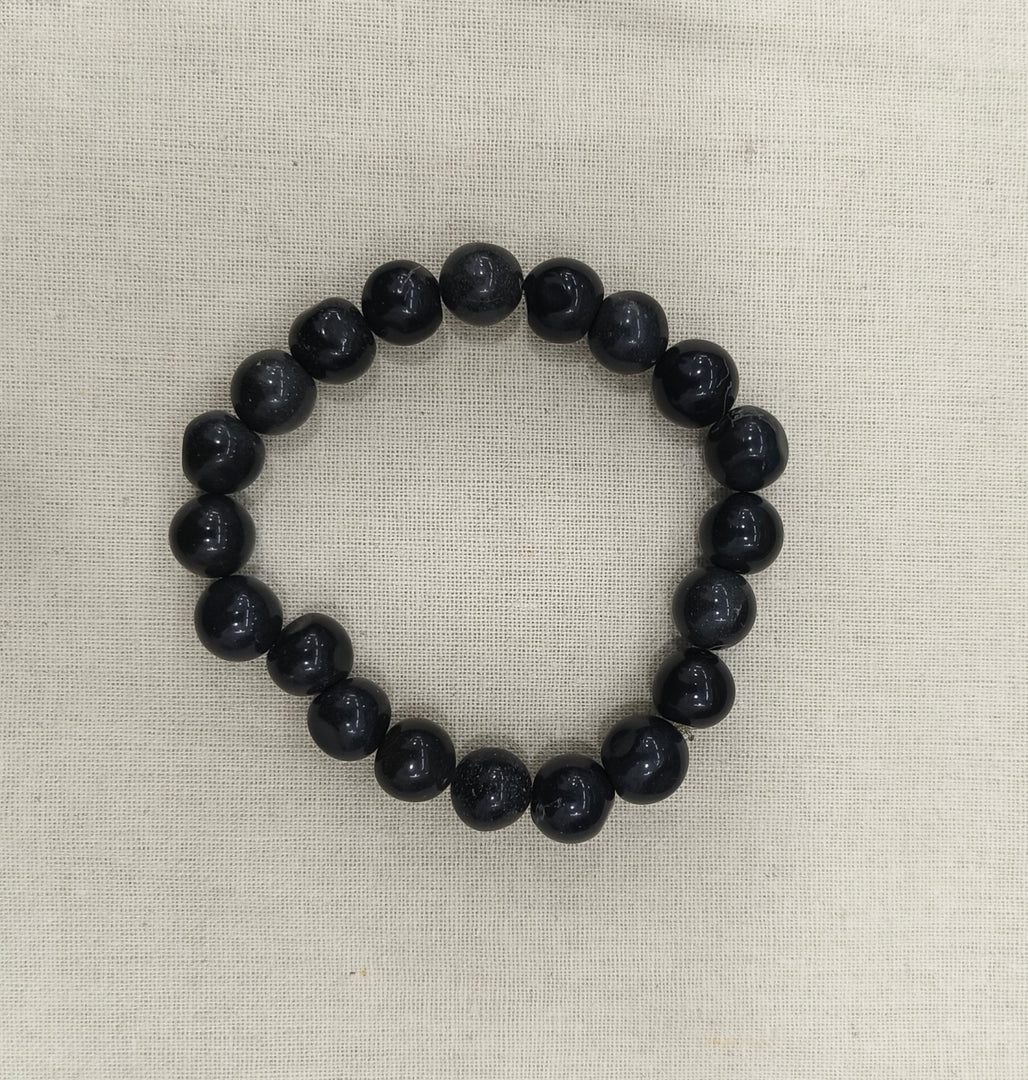 BLACK TIGER EYE BRACELET
