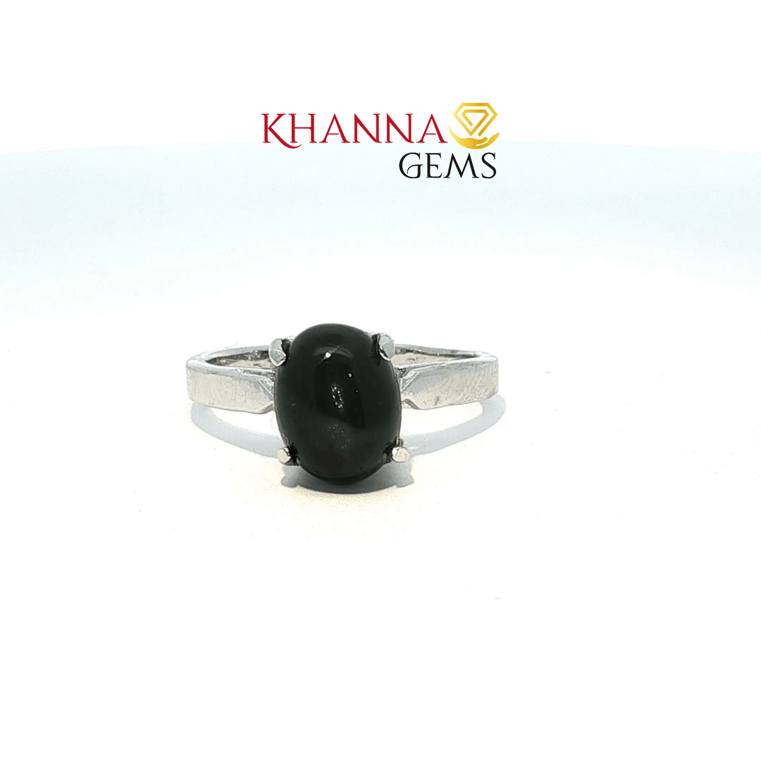 2.68/GM  BLACK STAR RING Earrings - G0599