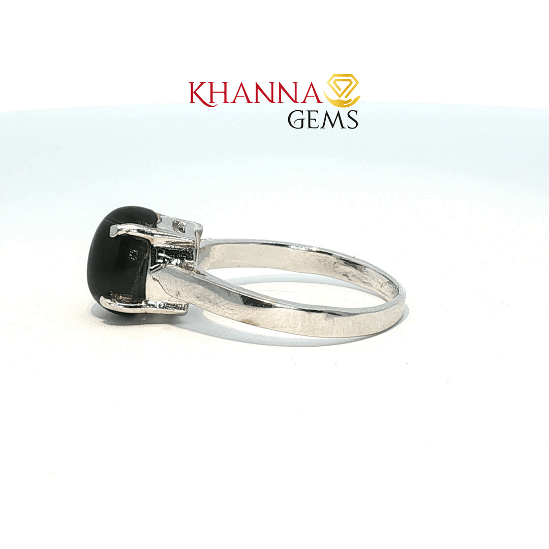 2.68/GM  BLACK STAR RING Earrings - G0599