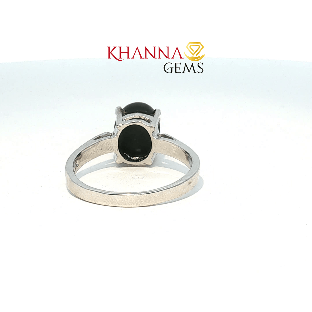 2.68/GM  BLACK STAR RING Earrings - G0599