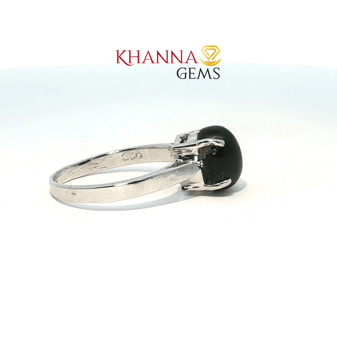2.68/GM  BLACK STAR RING Earrings - G0599