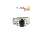 Load image into Gallery viewer, 2.53/GM  BLACK STAR RING Earrings - G0655