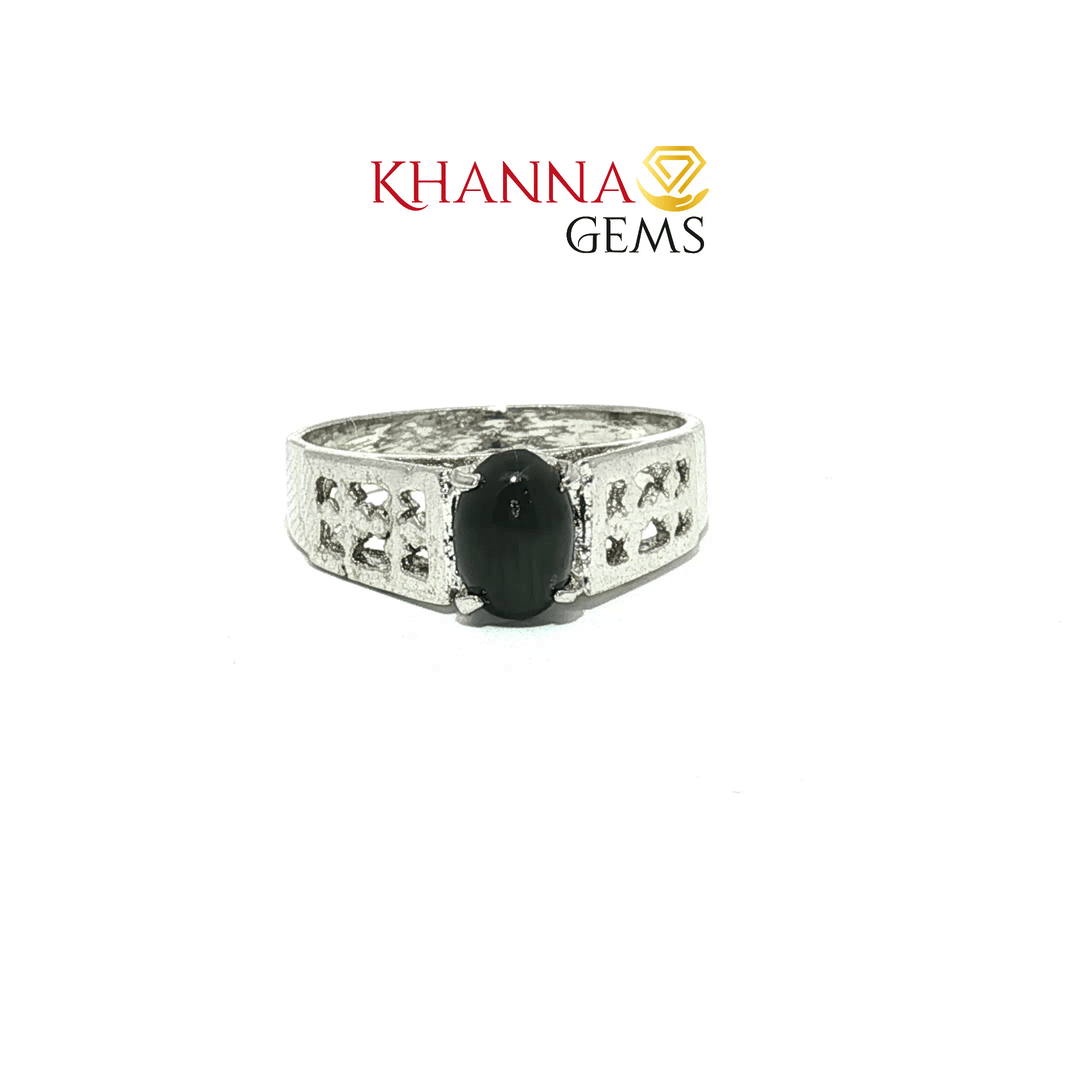 2.53/GM  BLACK STAR RING Earrings - G0655