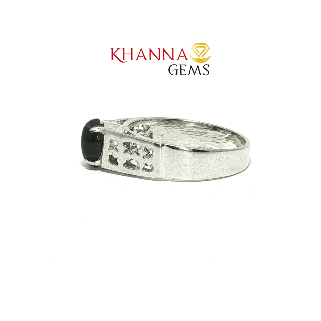 2.53/GM  BLACK STAR RING Earrings - G0655