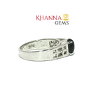 Load image into Gallery viewer, 2.53/GM  BLACK STAR RING Earrings - G0655