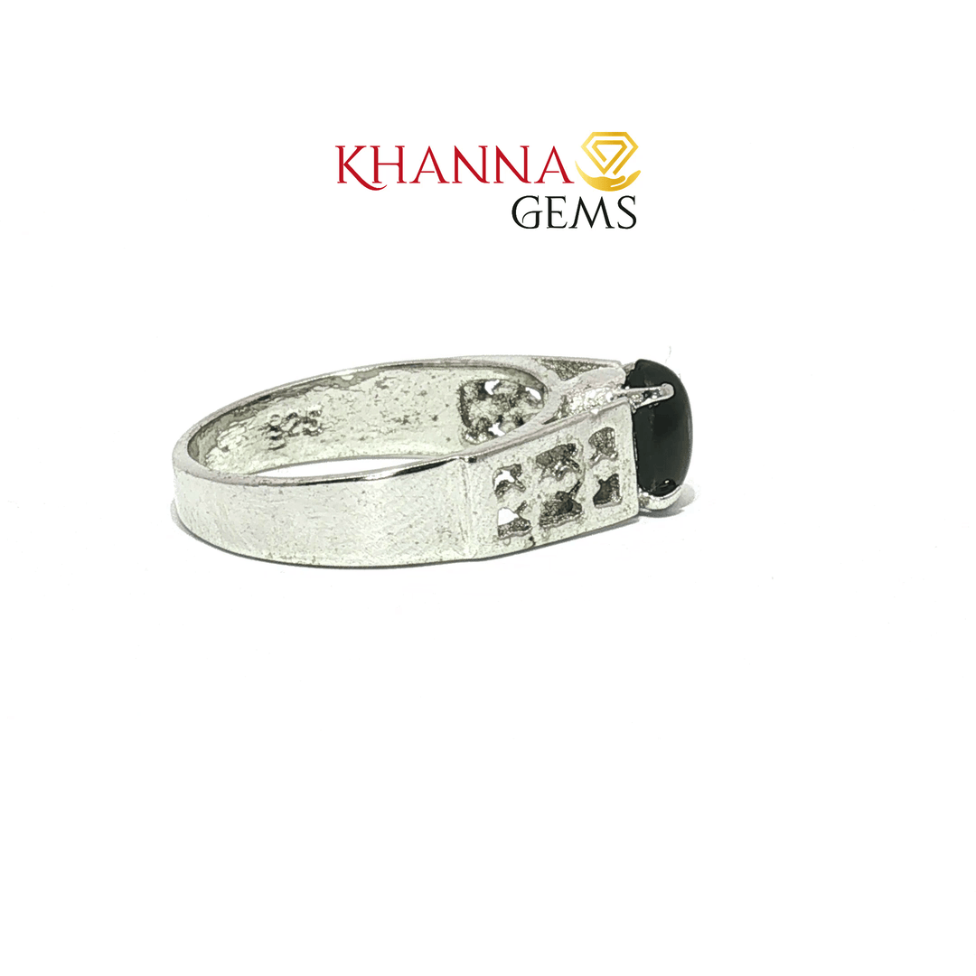 2.53/GM  BLACK STAR RING Earrings - G0655