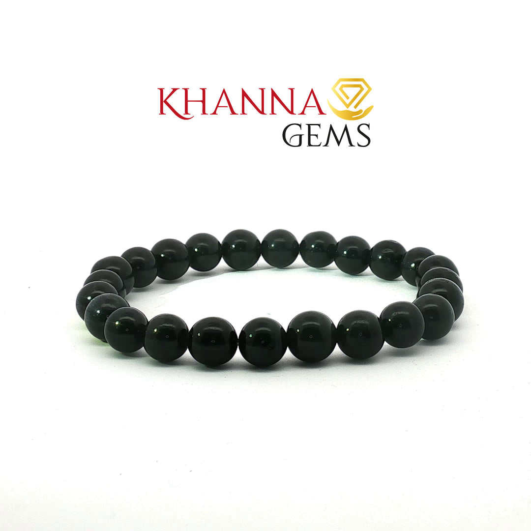 Natural Black Tiger Eye Bracelet
