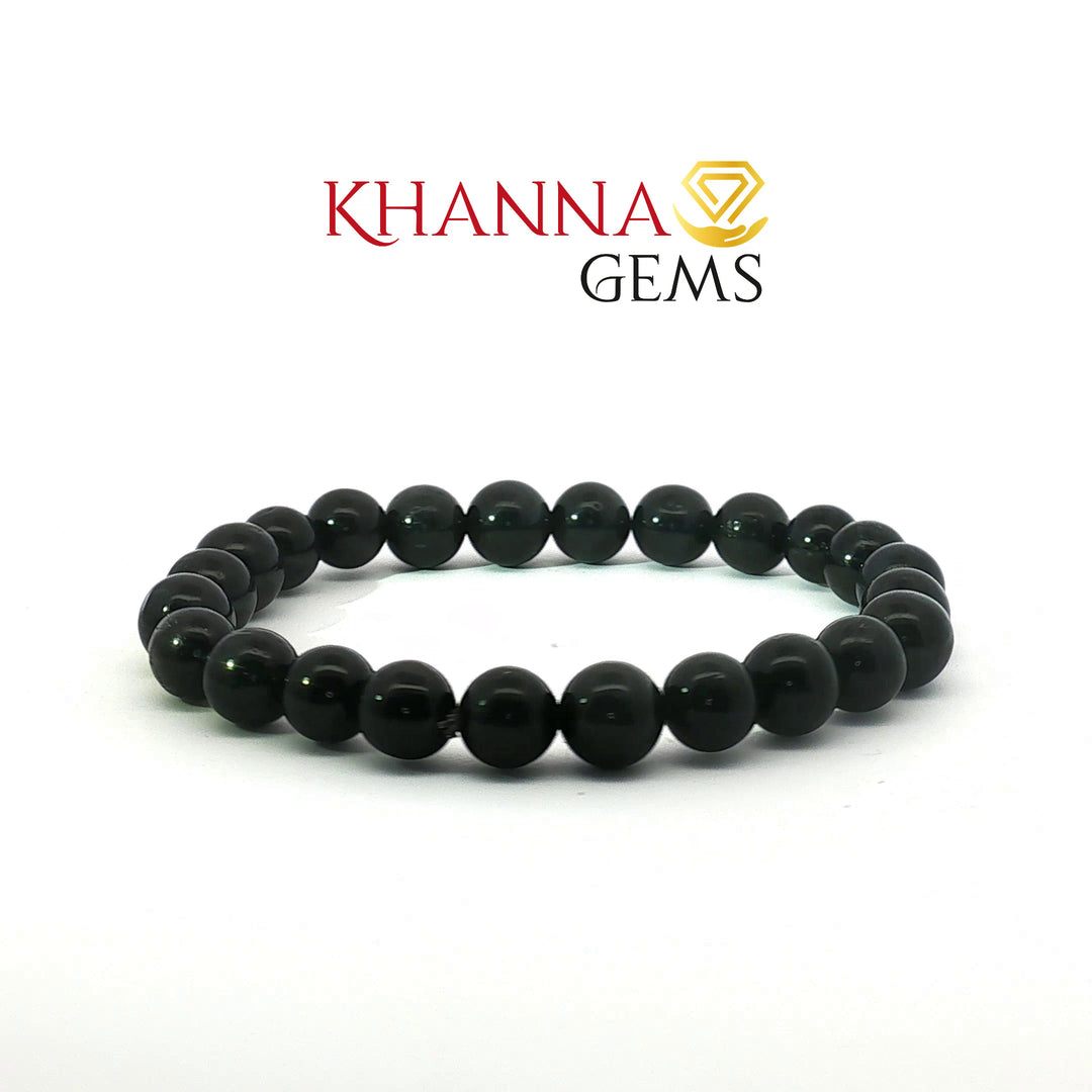 Natural Black Tiger Eye Bracelet