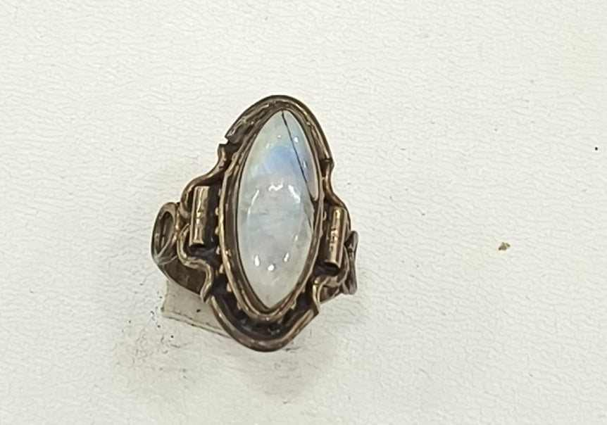 10.70/GM BLUEMOON STONE SILVER RINGS  (525.00)