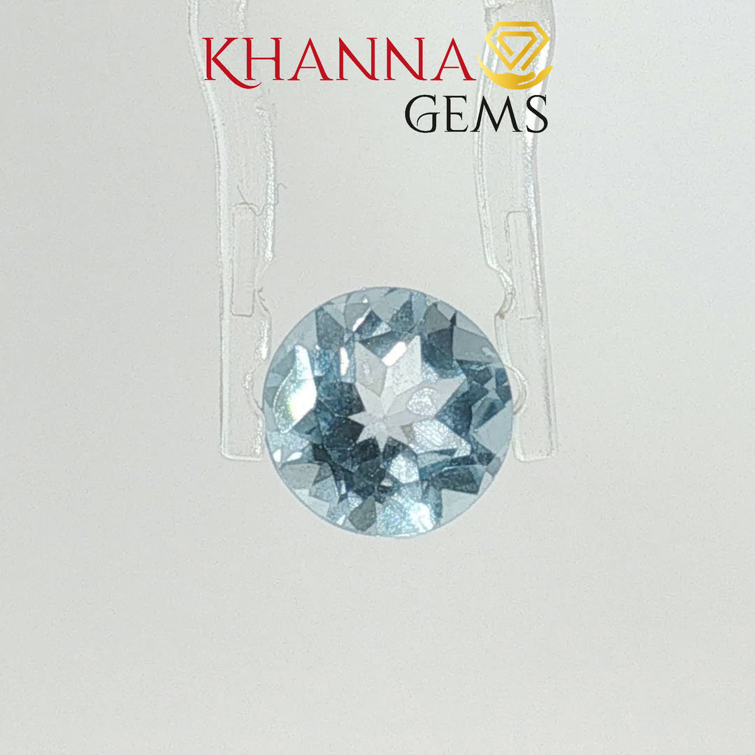 2.94/CT Natural Blue Topaz Stone with Govt Lab Certificate- 124642