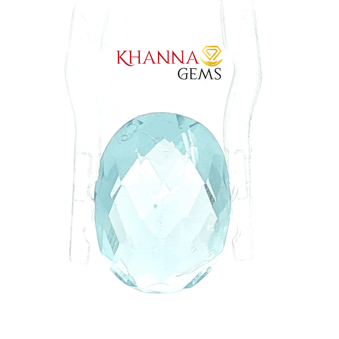 10.44/CT Natural Certified Blue Topaz Gemstone -102795