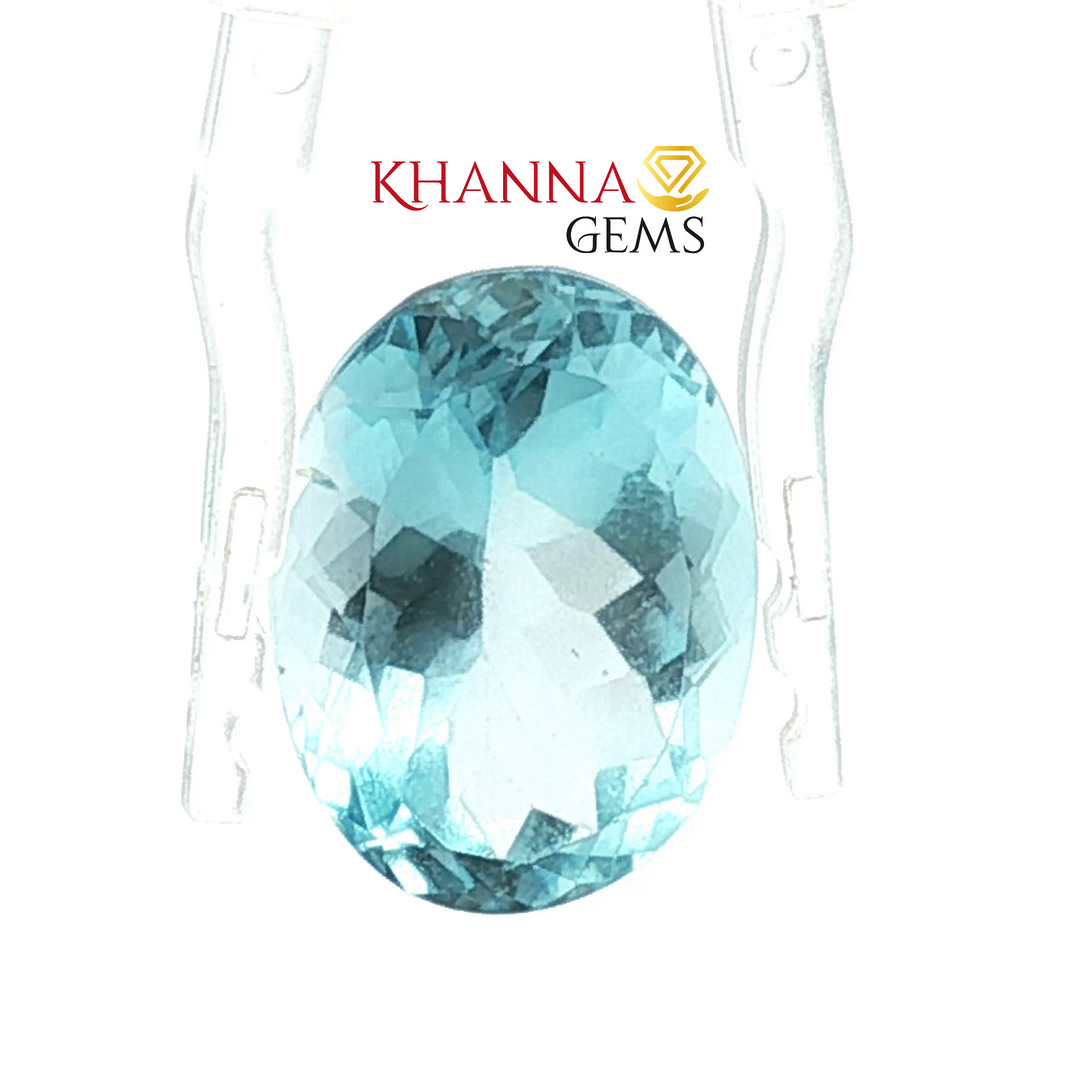 16.15/CT Natural Certified Blue Topaz Gemstone -102798