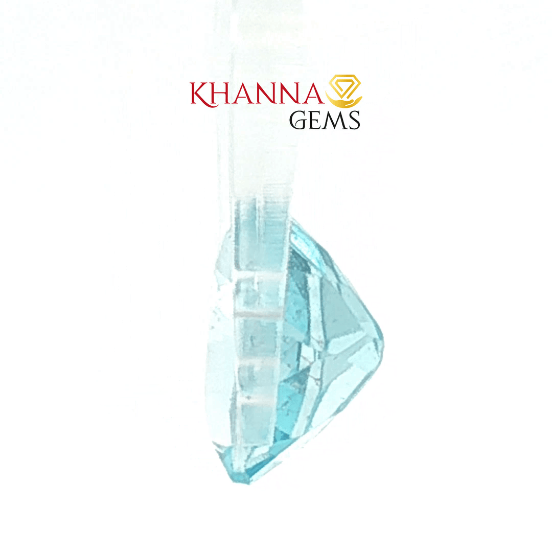 6.16/CT Natural Certified Blue Topaz Gemstone -102804