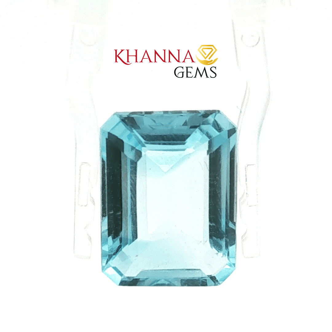 12.07/CT Natural Certified Blue Topaz Gemstone -102805