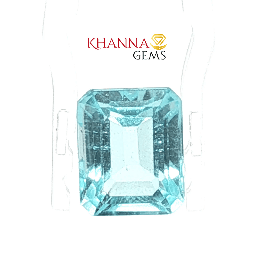 6.11/CT Natural Certified Blue Topaz Gemstone -138031