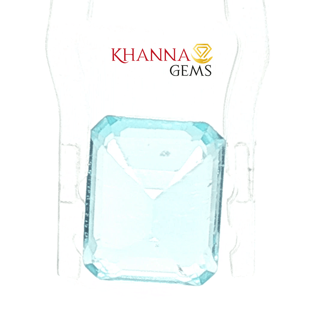 6.11/CT Natural Certified Blue Topaz Gemstone -138031