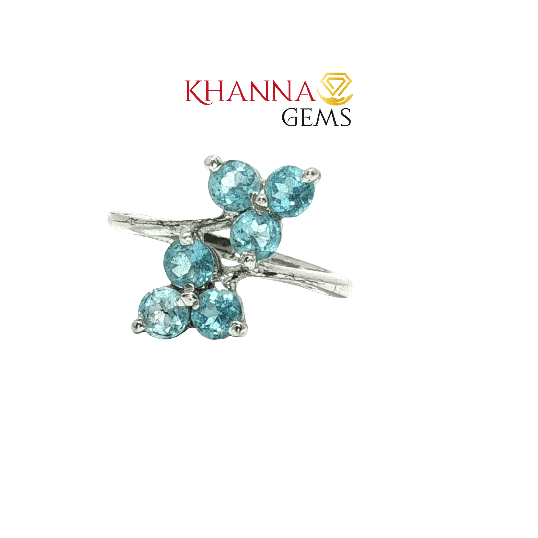 3.60/GM  BLUE TOPAZ RING Earrings - G0627