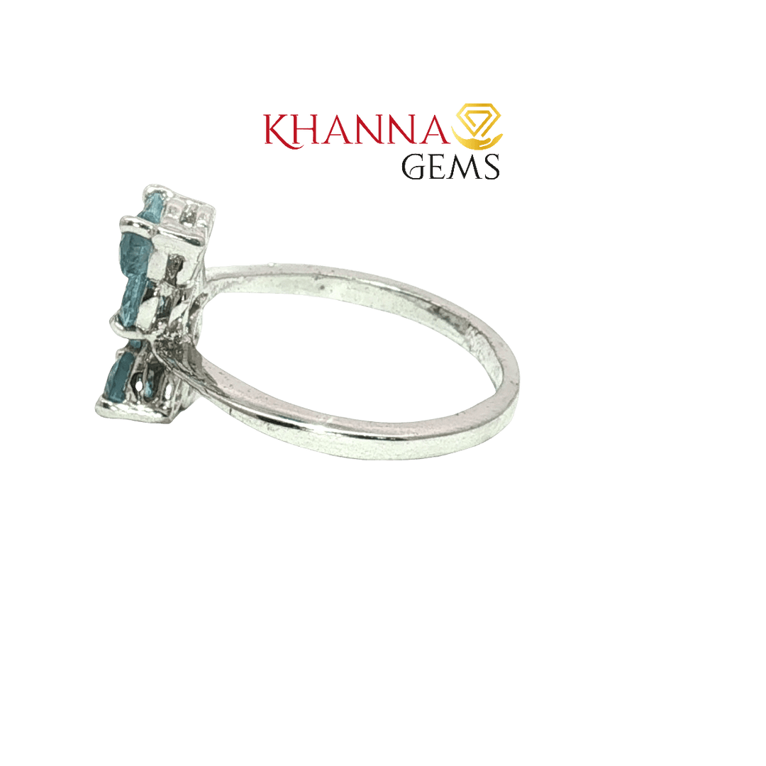 3.60/GM  BLUE TOPAZ RING Earrings - G0627