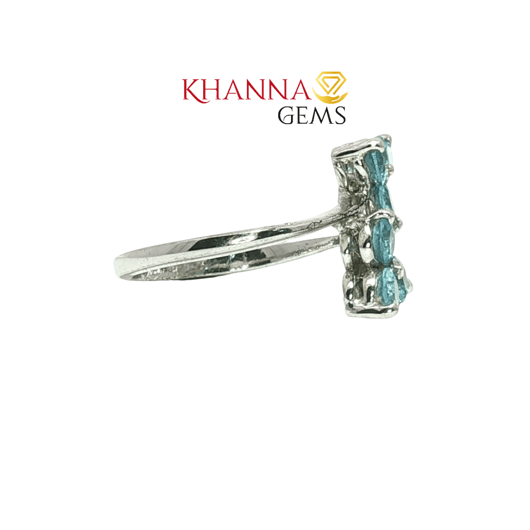 3.60/GM  BLUE TOPAZ RING Earrings - G0627