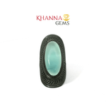 Load image into Gallery viewer, 12.58/GM  BLUE CHALCDONY RING Earrings - G0556