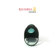 12.58/GM  BLUE CHALCDONY RING Earrings - G0556