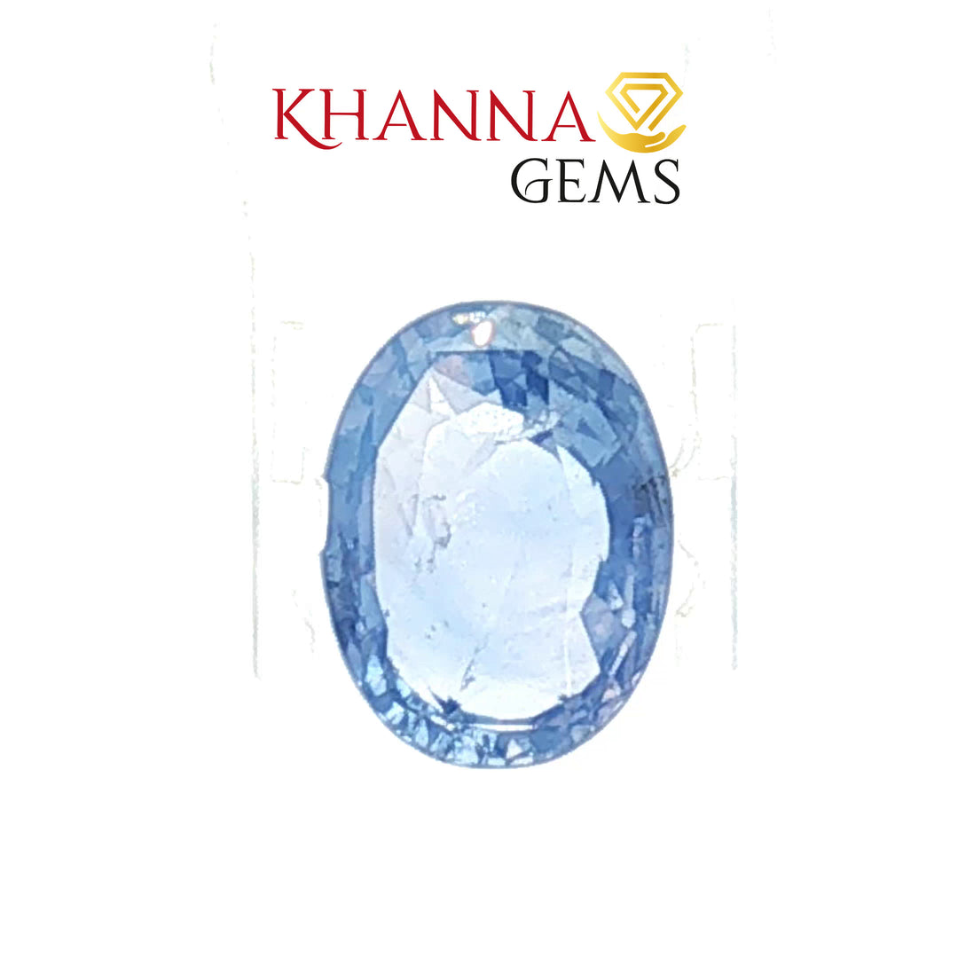 5.01/CT Natural Blue Sapphire With Govt Lab Certificate-BLUSA9A