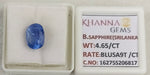 Load image into Gallery viewer, 4.65/CT Natural Blue Sapphire with Govt Lab Certificate-16275S206817
