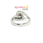 Load image into Gallery viewer, 3.86/GM  BLUE SAPPHIRE RUBY RING Earrings - G0595