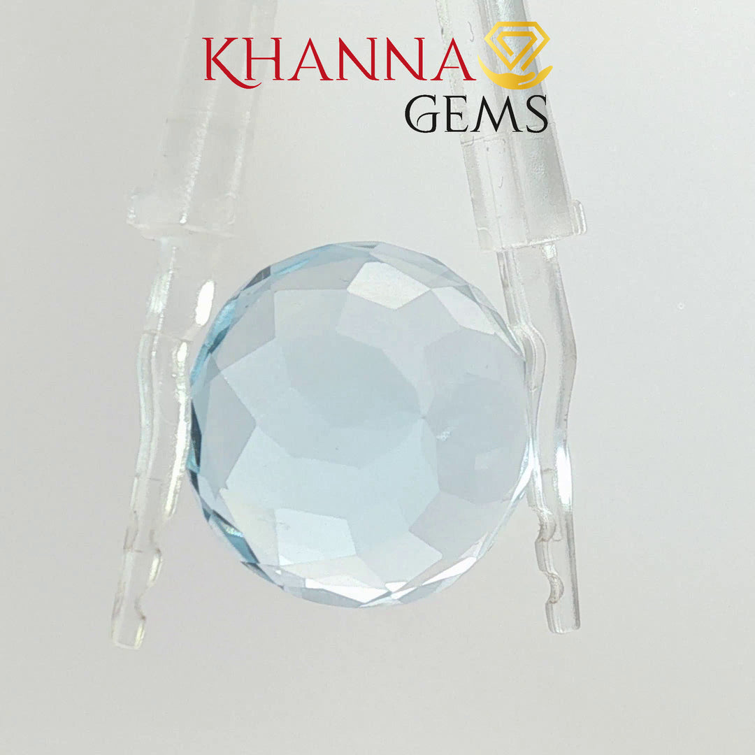 37.18/CT Natural Blue Topaz Stone with Govt Lab Certificate-113773