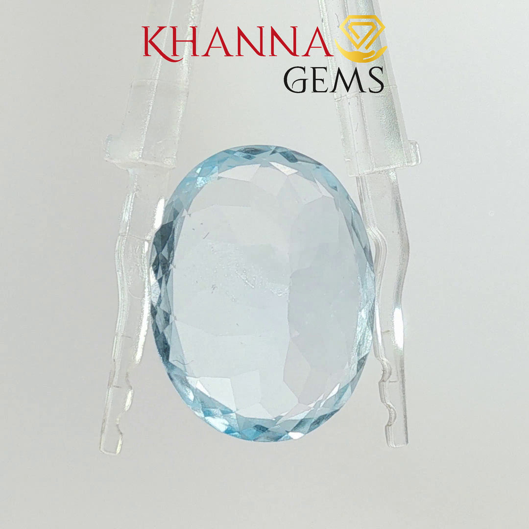 36.19/CT Natural Blue Topaz Stone with Govt Lab Certificate-114116