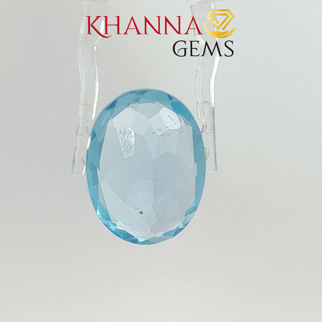 23.17/Carat Natural Blue Topaz Stone with Govt Lab Certificate-114117