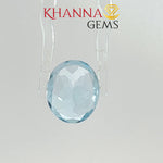 Load image into Gallery viewer, 5.51/CT Natural Blue Topaz Stone With Govt Lab Certificate-124649