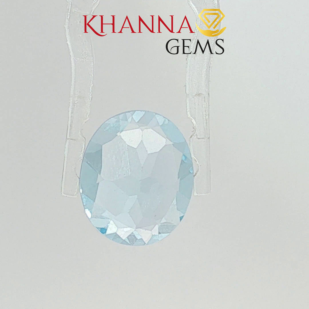 5.01/CT natural Blue Topaz Stone with Govt Lab Certificate-124650