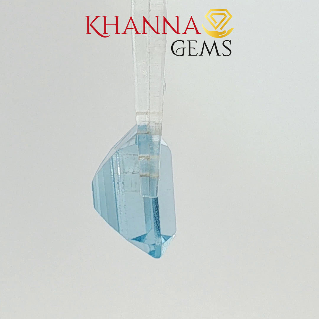 6.08/CT Natural Blue Topaz Stone with Govt Lab Certificate-124661