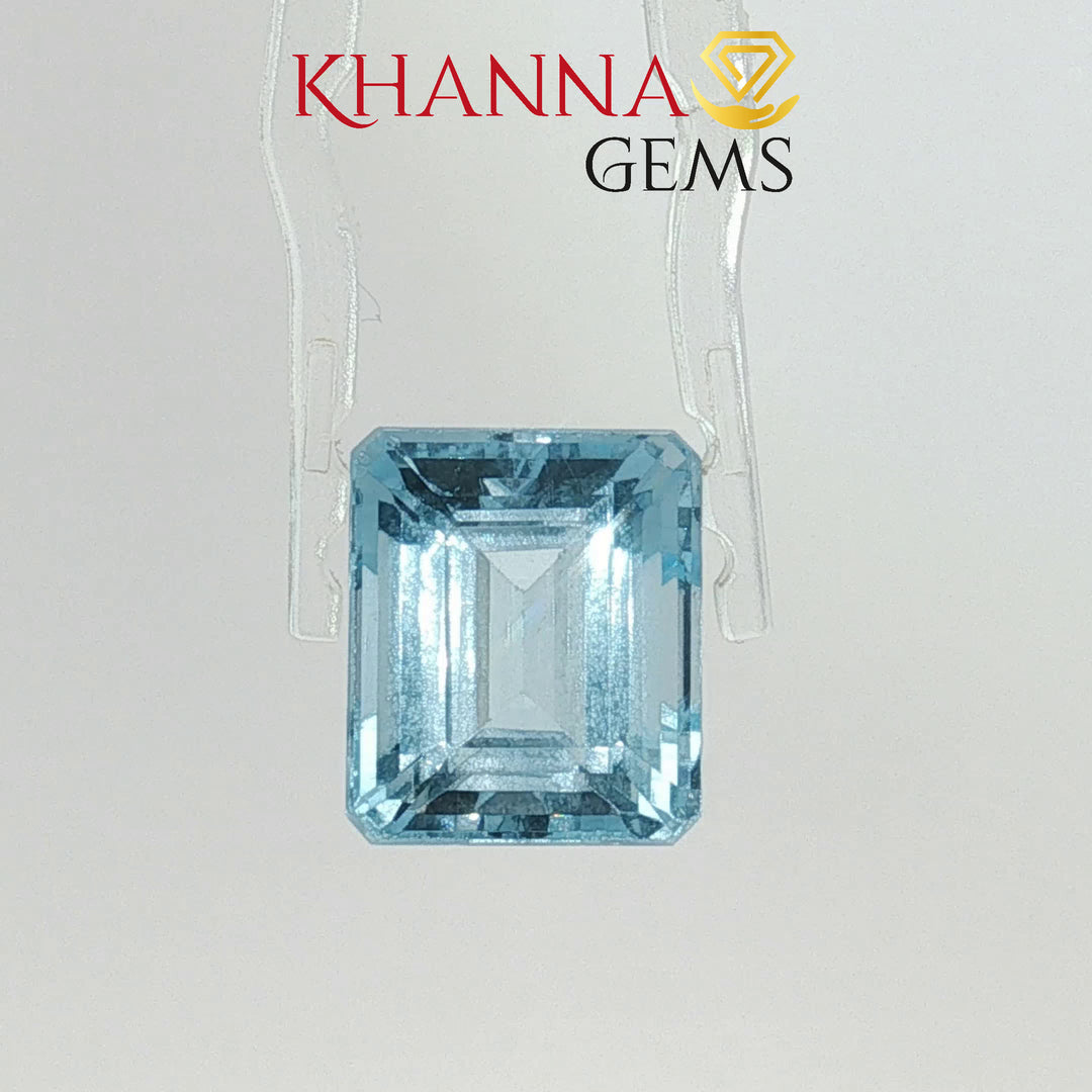 13.44/CT Natural Blue Topaz Stone with Govt Lab Certificate-138017