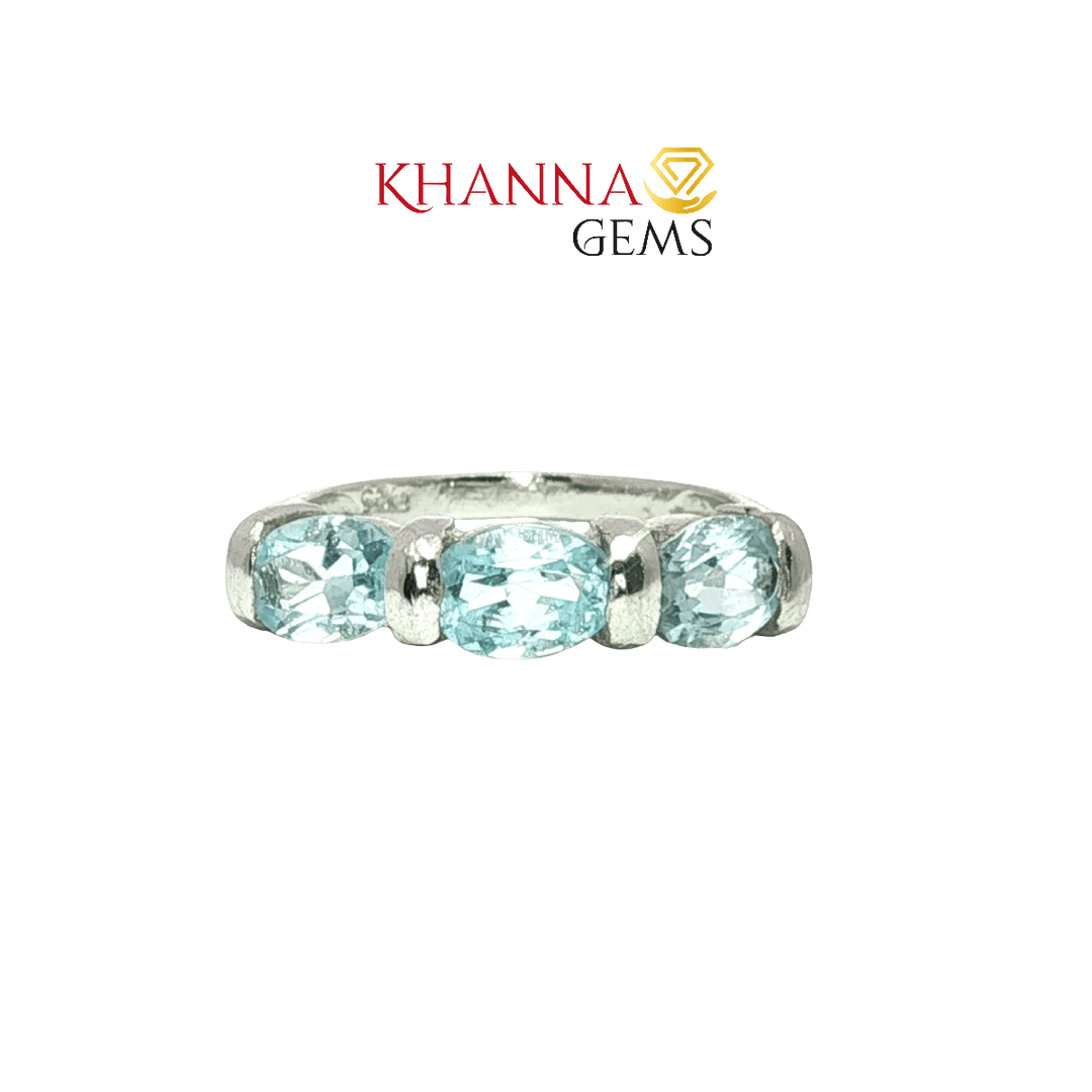 3.00/GM  BLUE TOPAZ RING Earrings - G0688