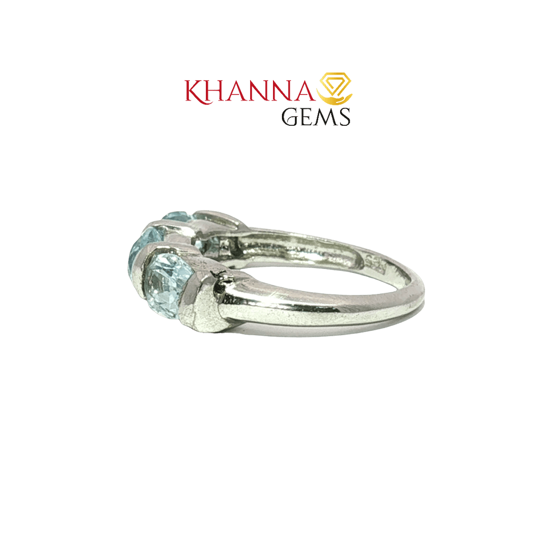 3.00/GM  BLUE TOPAZ RING Earrings - G0688