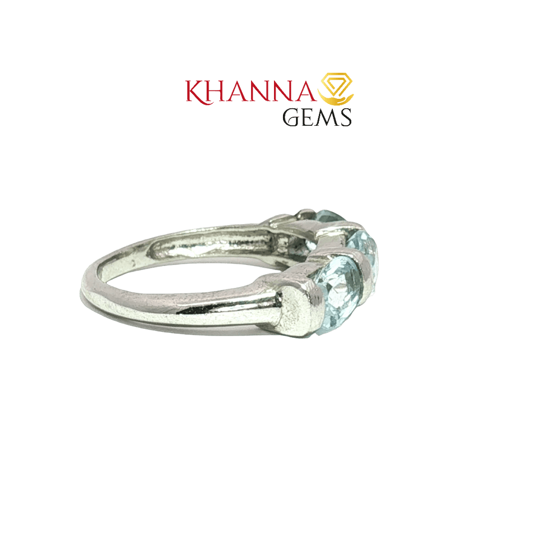 3.00/GM  BLUE TOPAZ RING Earrings - G0688