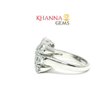 Load image into Gallery viewer, 5.28/GM  BLUE SAPPHIRE BLUE TOPAZ RING Earrings - G0598